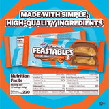 MrBeast Feastables Peanut Butter Cups, 24 Count, Milk Chocolate with Creamy Peanut Butter Filling, 2-Cup Packs, Fairtrade Cocoa