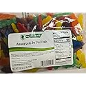 Eillien's Assorted Ju Ju Fish Candy, Chewy Fish-Shaped Gummies, 16 oz (1 lb)