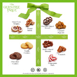 Gluten Free Palace Gift Basket Tower - Premium Gift Basket for Father's Day - 6?Tier Elegant Gluten Free Cookie Treat Tower for Families
