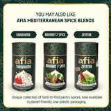 Afia - Dried Mint Seasoning | Dried Mint for Cooking, Mediterranean Pantry Spice for Middle Eastern Dishes, Meals and Cuisine | Premium Middle Eastern