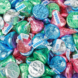 90ct Pastel Foiled Easter Milk Chocolate Kisses - Spring Bulk Candy For Baskets, Egg Hunts, Classroom Parties, Treat Bags, Favors & Holiday