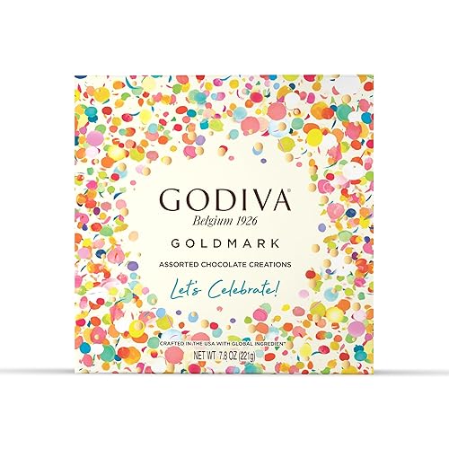 Godiva Chocolatier Limited Edition Goldmark Celebrations Assorted Cake Inspired Chocolate Gift Box, for Birthday, Thank You, Anniversary