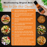 MOB Sauce Tangy Medium Special Fry Sauce - Tangy & Spicy, Plant-Based Condiment for Burgers & More that’s Vegan, Gluten-Free, Keto-Friendly