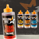 MISSION BBQ BBQ Sauce, Texas Twang, A Texas Style Barbecue Sauce That Is Perfect For Adding A Sweet, Tangy Flavor to Chicken, Brisket, Ribs and More