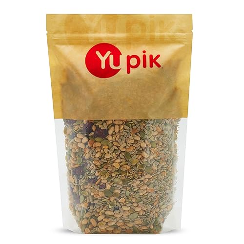 Yupik Salad Topping Mix, 2.2 lb (35.2 oz), Kosher, Vegan, Blend of Pumpkin Seeds, Sunflower Seeds, Soy Beans & Cranberries, Good Source of Protein