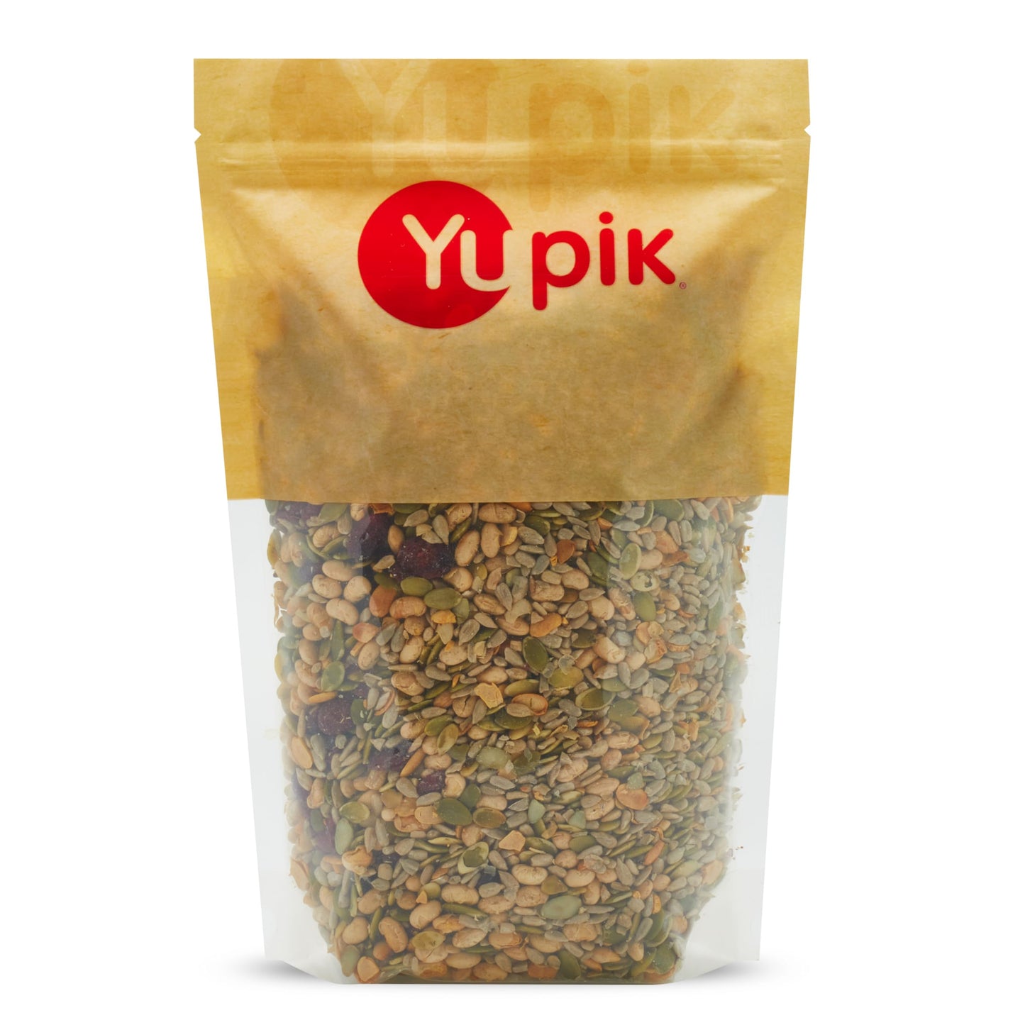 Yupik Salad Topping Mix, 2.2 lb (35.2 oz), Kosher, Vegan, Blend of Pumpkin Seeds, Sunflower Seeds, Soy Beans & Cranberries, Good Source of Protein