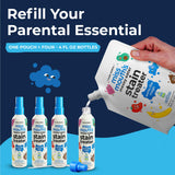 Miss Mouth’s Messy Eater Stain Treater Refill Ready Kit - 2 Pack Stain Remover Spray and 16oz Refill Pouch - Newborn & Baby Essentials - Food, Grease