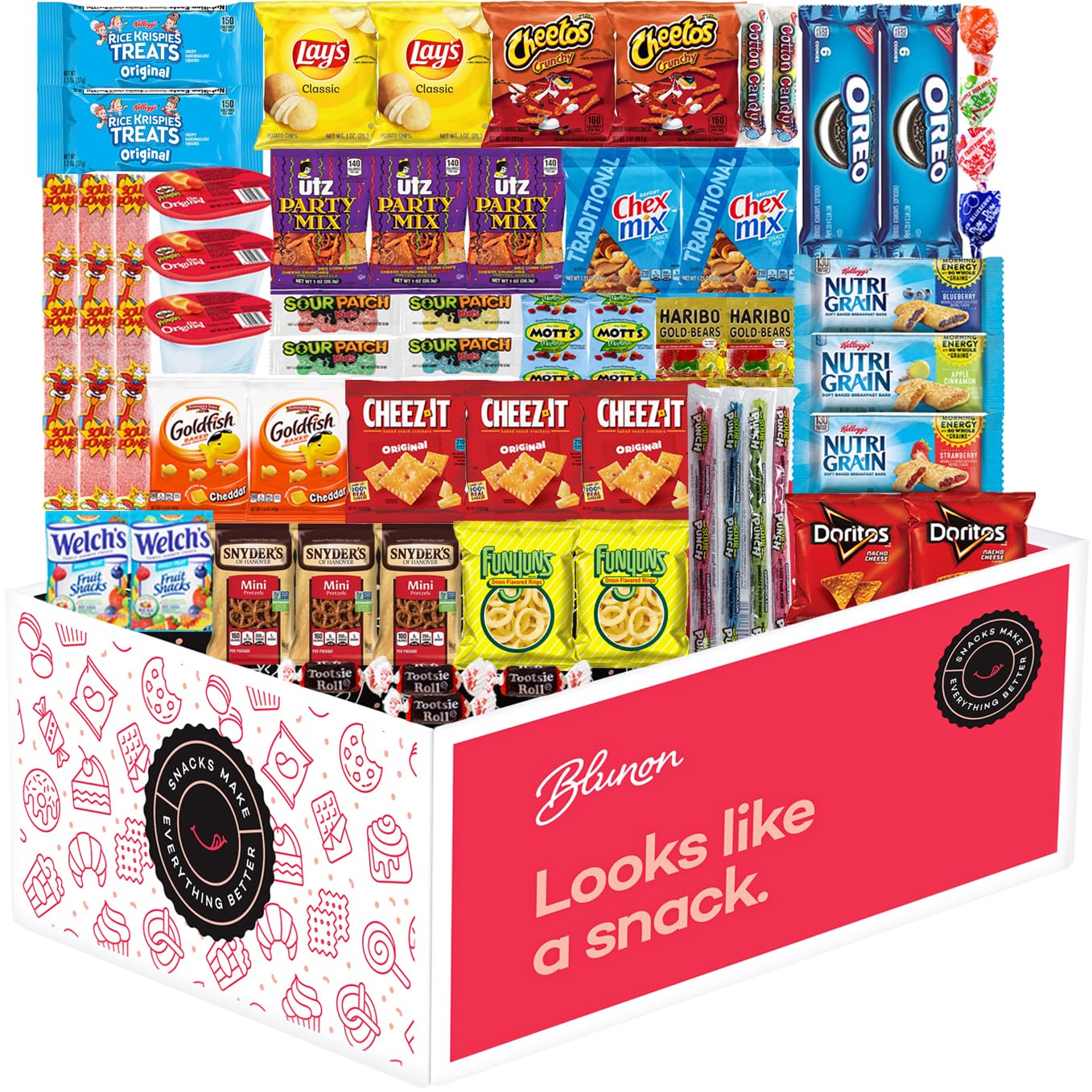 Peanut Free Snacks & Tree Nut-Free Snacks Variety Pack - Allergy Friendly Snacks for Kids Individually Wrapped - Cookies, Candy, Crackers, Chips