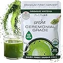 Encha Matcha - Ceremonial Grade Matcha Powder, Organic First Harvest Japanese Green Tea Powder, From Uji, Japan (60g/2.12oz)