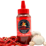 SOUTHEAST SPICE ORGANIC HOT SAUCE - Original Lao Sriracha, bottle red chili sweet garlic pepper siracha, extra Asian sauces, vegan premium natural