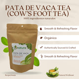 Pata de Vaca Té (Cow's Foot Tea) - 24 Bags - 100% Natural Infusion - Vegan, Non-GMO, Gluten-Free + Pata de Vaca Capsules - 1500 mg Per Serving, 90