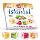 HazerBaba Istanbul Souvenirs Assorted Turkish Delight Candy 7oz (Pack of 1)