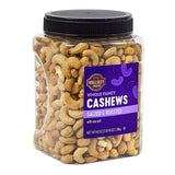 Wellsley Farms Whole Fancy Salted and Roasted with Sea Salt. Whole Cashews, 42 oz. Tub. Certified Kosher