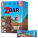 Zbar - Chocolate Brownie - Soft-Baked Energy Snack Bars - Non-GMO - 11g Whole Grains - USDA Organic Granola Bars - Snacks for Kids (24 Pack)