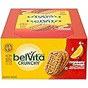 belVita Breakfast Bars Biscuits, Cranberry Orange, 8 Packs (4 Biscuits Per Pack)