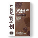 Dr. Kellyann Grass-Fed Collagen Instant Coffee (15 Packets) - Keto & Paleo Friendly - Sugar free, Dairy free, Grain Free - Brazilian Collagen