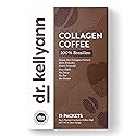 Dr. Kellyann Grass-Fed Collagen Instant Coffee (15 Packets) - Keto & Paleo Friendly - Sugar free, Dairy free, Grain Free - Brazilian Collagen