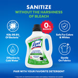 Lysol Tough Odor Eliminator Laundry Sanitizer Additive, Sanitizing Liquid for Gym Clothes and Activewear, 0% Bleach, Eliminates Odor Causing Bacteria