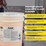 Zep Flash Powdered Concrete Floor Cleaner - 40lb (Case of 1) 72333 - Removes Dirt, Grease and Grime (Business Customers Only)