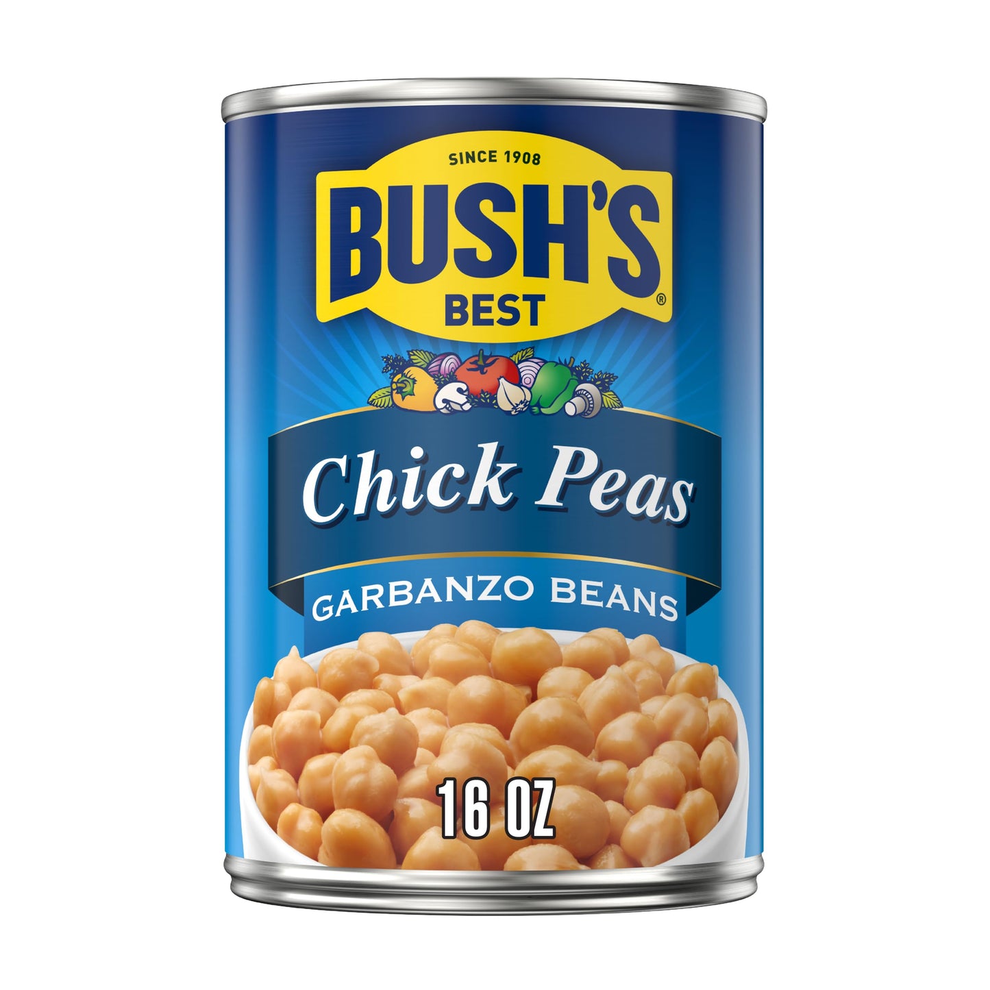 Bush's Best Garbanzo Beans (Chickpeas) 16 oz.