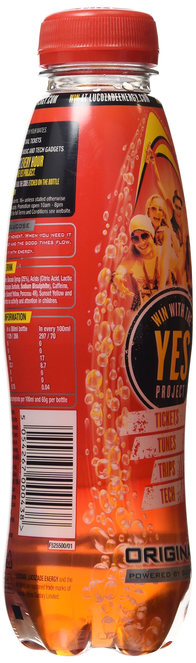 Lucozade Original Energy 6 Pack 380ml