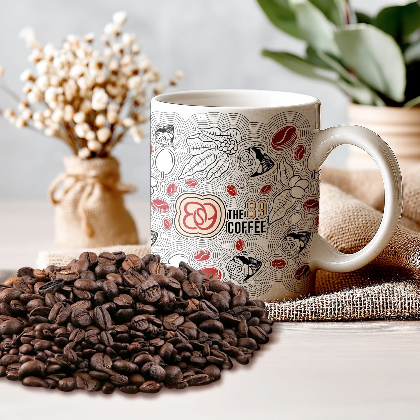 The 89 Coffee, DARK ROAST, Whole Bean 1 lb.