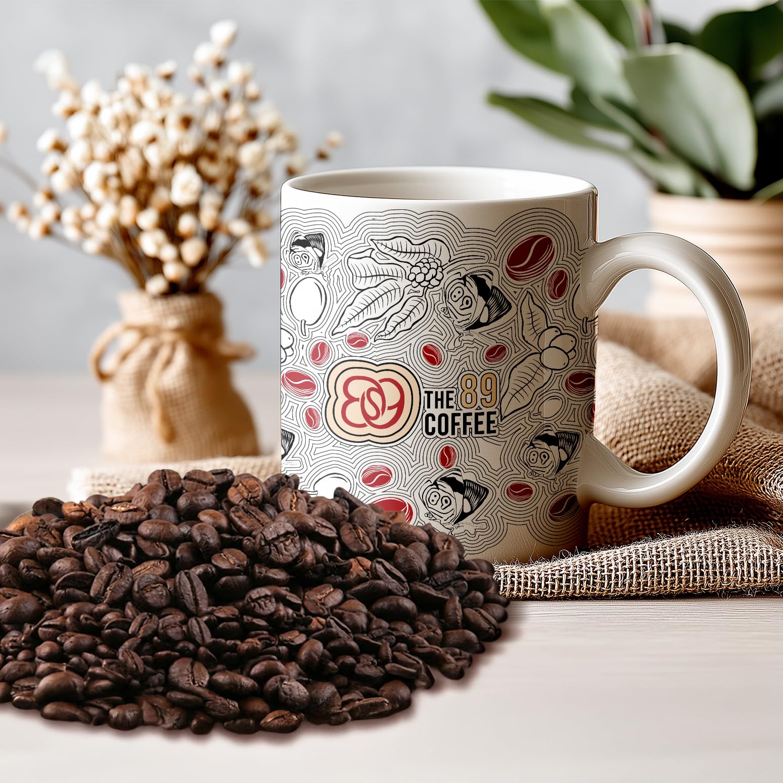 The 89 Coffee, DARK ROAST, Whole Bean 1 lb.