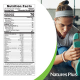 NaturesPlus SPIRU-TEIN Simply Natural, Original Vanilla - 0.81 lb - Unsweetened Plant-Based Protein Shake - Non-GMO, Vegetarian, Gluten Free - 16