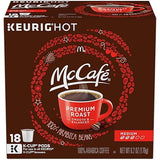 McCafe Premium Roast Keurig K Cup Coffee Pods (18 Count)