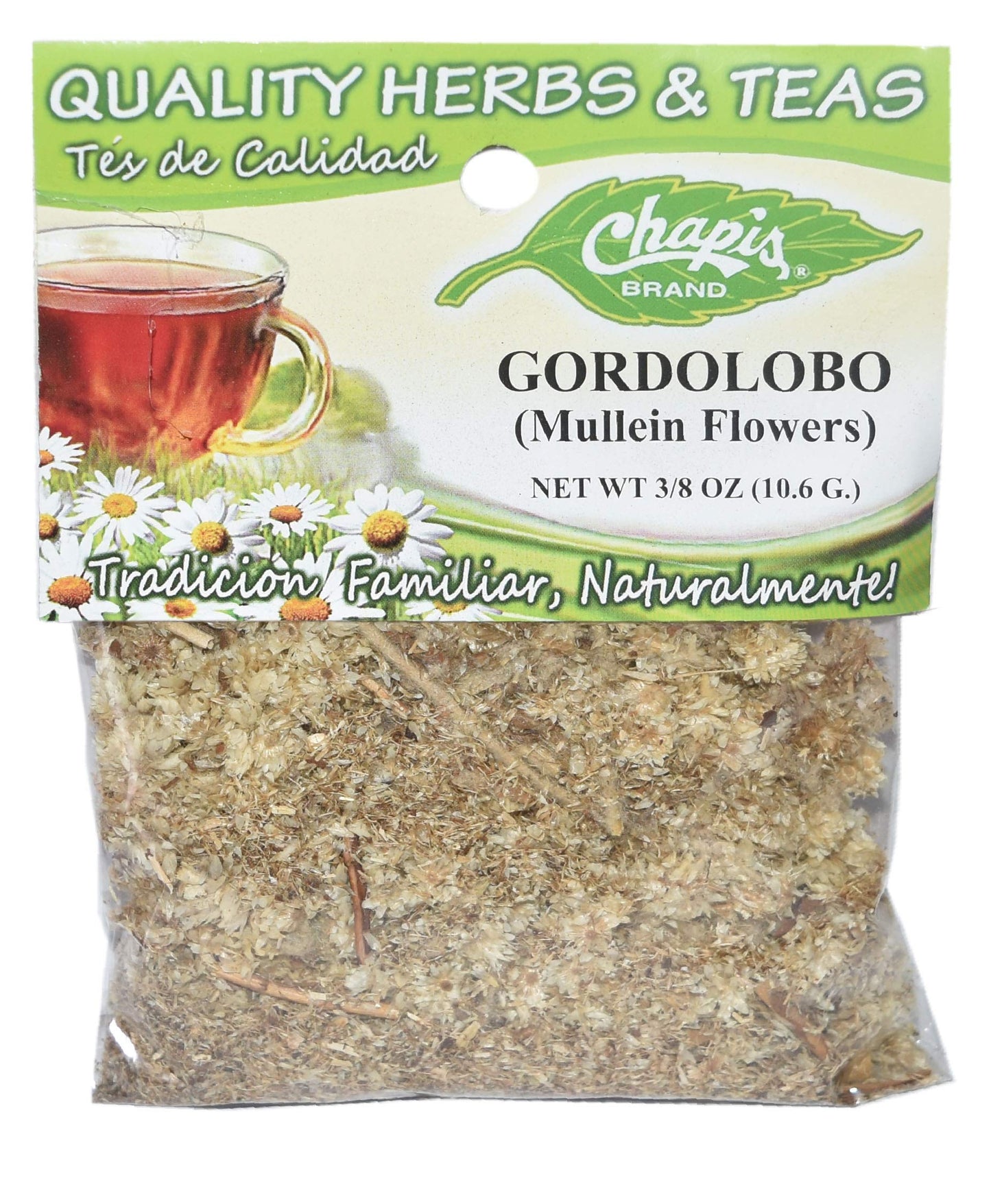 3 PIECES CHAPIS GORDOLOBO NATURAL HERBS HIERBAS Net Wt. 1/4 oz