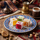 HazerBaba Gourmet Assorted Turkish Delight Candy with Nuts, 7oz (Pack of 1)
