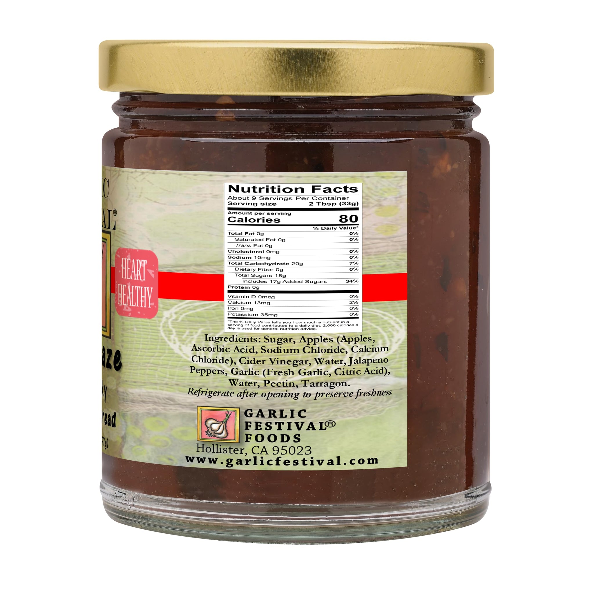 Garlic Festival Foods Apple Garli Glaze 10.5 oz.