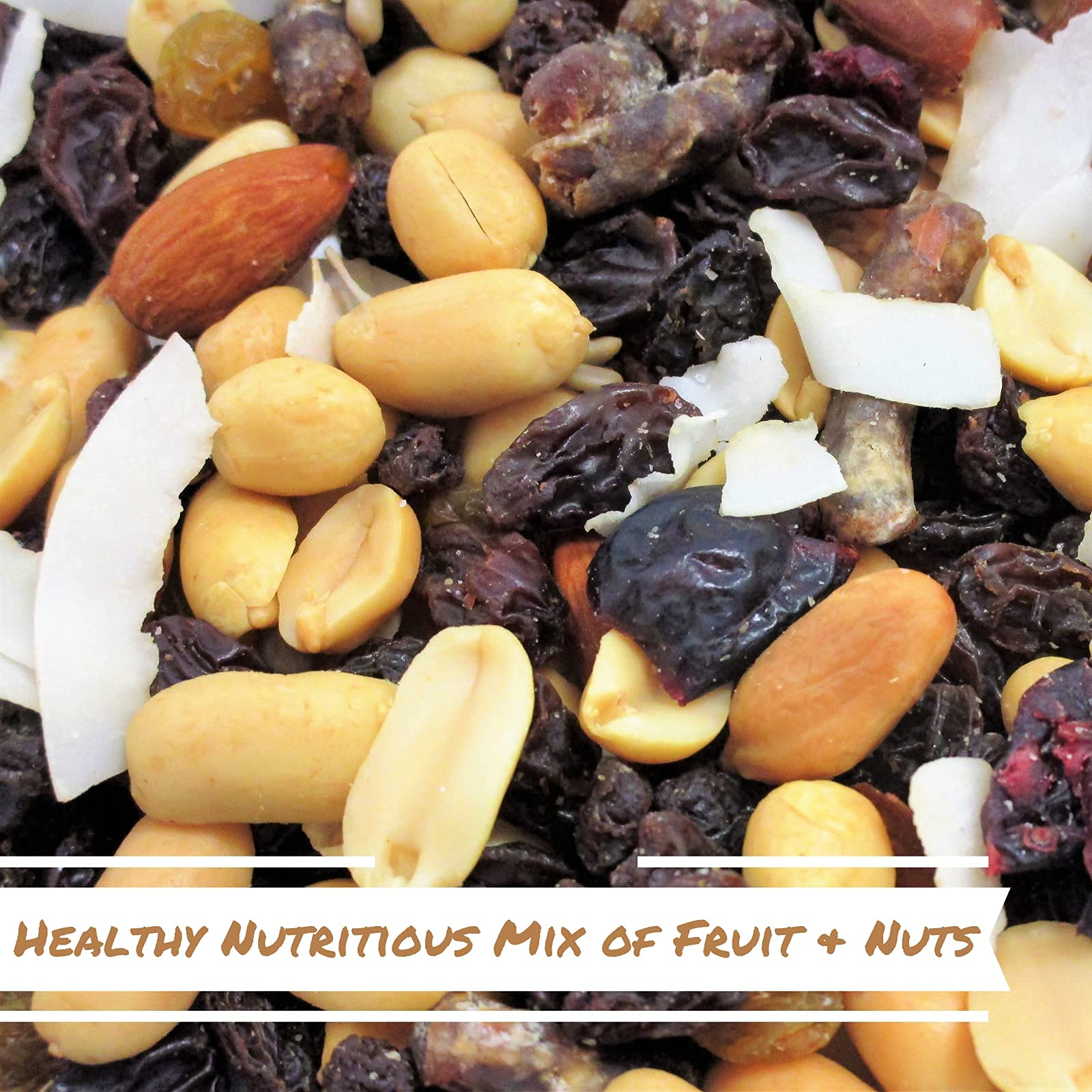 Energy Mix Fruit and Nut Trail Mix by Its Delish - 2.5 lbs (40 Oz) Jumbo Reusable Container Jar - Energy Boost with Proteins, Fibers, and Vitamins