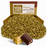 Dark Chocolate Almond Candy Nuggets Bulk Bag - 25 lb (Approx. 1125 pieces)