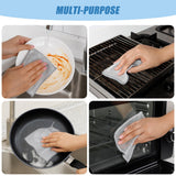 30PCS Non Scratch Wire Dishcloth Steel Wool Scrubber Scrub Pads - Kitchen Dishwashing Rag Sets Bathroom Home Essentials Towels Cleaning Pads