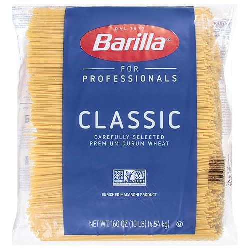 Barilla Linguine Pasta, 160 oz. Bag - Non-GMO, Made with Durum Wheat Semolina - Kosher Certified