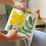 EKOH Swedish Dishcloths for the Kitchen - 12 Pack Cleaning Cloths for the Home - 100% Biodegradable Dish Cloths a Paper Towel and Plastic Sponge