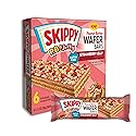 SKIPPY P.B. & Jelly Wafer Bars, Strawberry Jelly Flavor, Real Fruit & Oats, 6 Individually Wrapped Bars (7.8 oz)