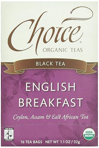 Choice Organic, English Breakfast Tea, 16 ct