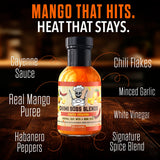 Chimi Boss Mango Habanero Sauce - Sweet-Heat Flavor Explosion for Tacos, Chicken, Pizza & More - 8 fl oz Bottle - Small Batch, USA Made, No Fillers
