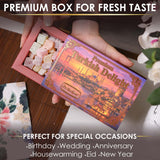 Turkish Delights Candy Gift Box - Assorted Turkish Delight Lokum, Traditional Turkish Food Sweet, Gourmet Lokum Candy, 7.05 oz (200g) (Mixed-Fruit)