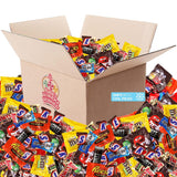 Assorted Chocolate Candy Mix - Individually Wrapped Milk, Dark, and White Chocolates - 5lb Bulk Variety Pack for Snacking, Sharing, and Gifting