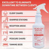 LUCAS-CIDE #222 RTU Hospital-Grade Salon and Spa 60 Second Disinfectant 32 Fl Oz