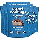 Sweet Nothings Coconut Almond Bars | 5g Sugar | Certified Gluten Free, Fairtrade, Non-GMO | No Sugar Alcohols | No Soy | 4.5 oz (Pack of 6)