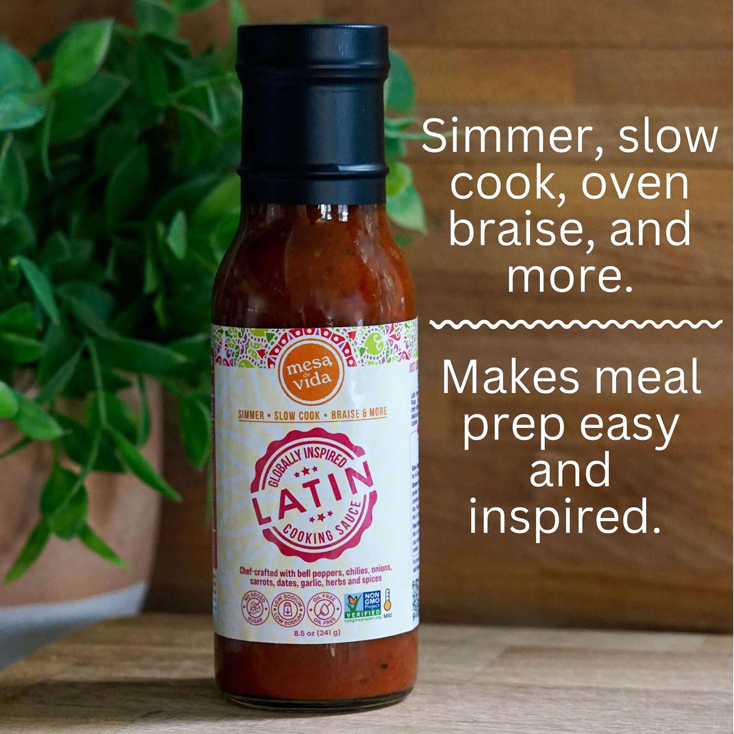 Globally Inspired Starter Sauce | Cooking Sauce | Plant-Based Oil Free Healthy Pantry Staples (Latin Flavor Starter Sauce, 2 pack)