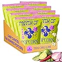 Party of Thai Chili Lime Popcorn Snack - Savory Citrus Heat with Spicy Kick - Gluten-Free, Veggie-Based, Healthy Snack - Individually Wrapped for Easy