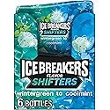 ICE BREAKERS Flavor Shifters Wintergreen to Coolmint Flavored Sugar Free Chewing Gum Bottles, 3.24 oz (40 Pieces, 6 Count)