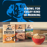 Quaker Instant Oatmeal Lower Sugar, 4 Flavor Variety Pack 44 Count (Pack of 1)