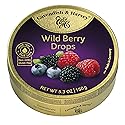 Cavendish & Harvey | Wild Berry Hard Candy Drops | 5.3 Ounce Tin - 4 Pack