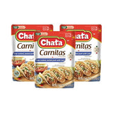 Chata Authentic Mexican Carnitas, Slow Cooked Pork, 8 oz, Pack of 3